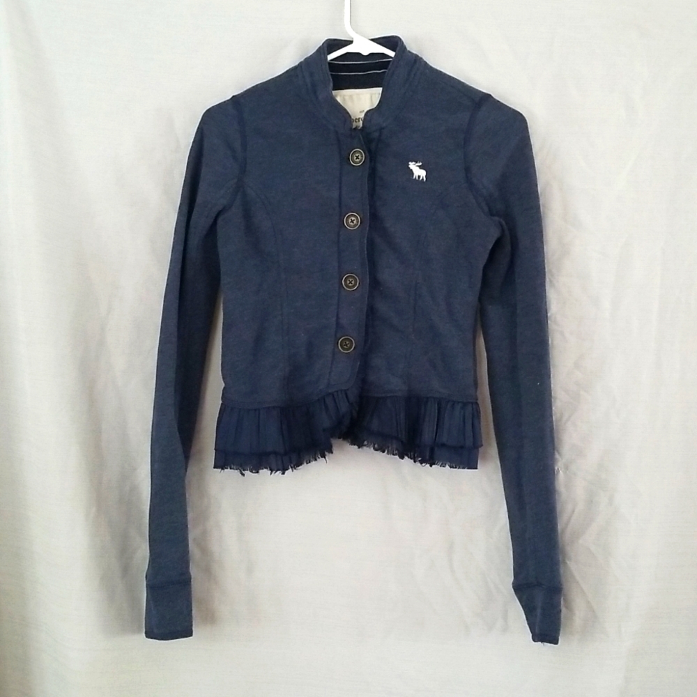 Abercrombie and Fitch navy button up